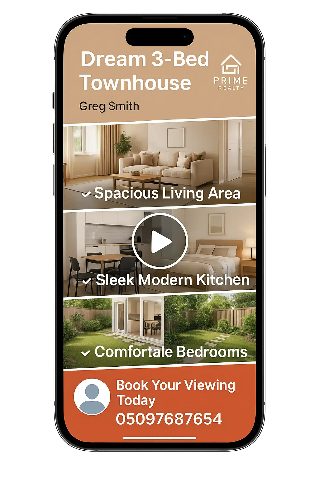 Property video mockup